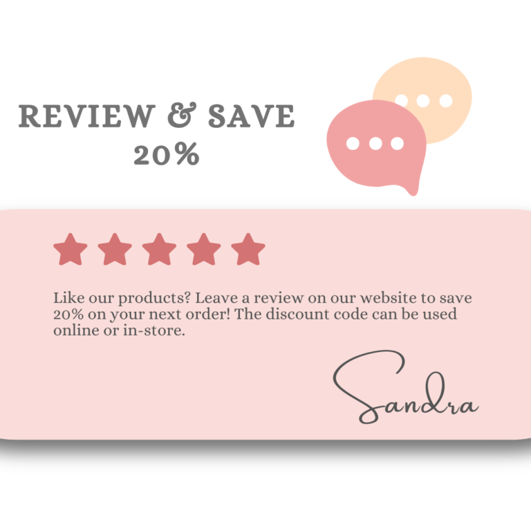 Review Products & Save