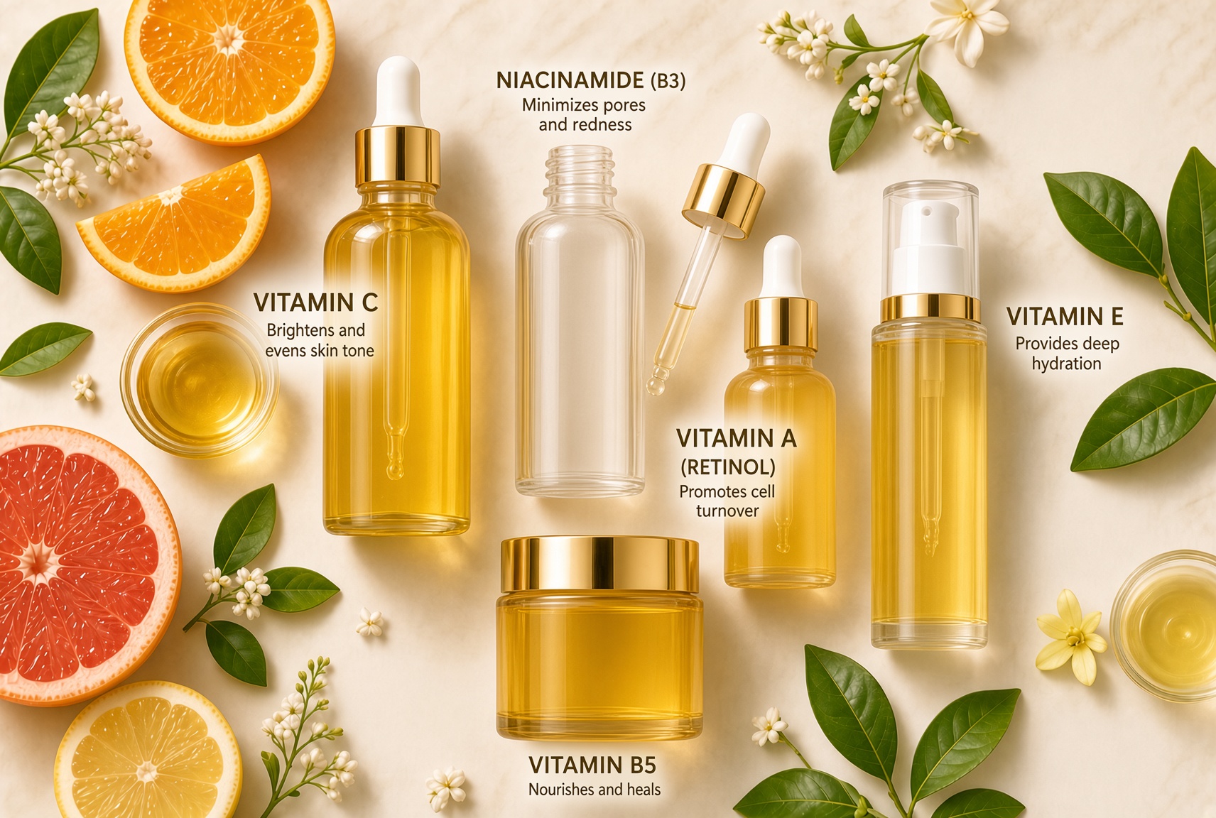 Vitamins in Skincare
